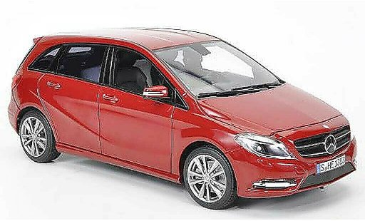 Mercedes Classe B Base 1/18 Norev B180 rouge 2011 miniature