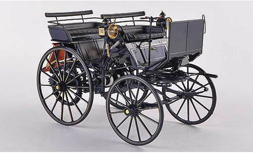Mercedes Daimler Base 1/18 Norev Motorkutsche noire 1886 miniature