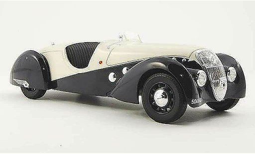 Peugeot 302 Roadster 1/18 Norev Darl'Mat bleu/beige 1937 miniature