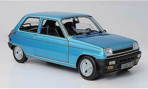Renault 5 Alpine 1/18 Norev bleu 1977 miniature