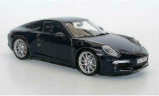 Porsche 911 S 1/18 Minichamps Carrera bleu 2011 miniature