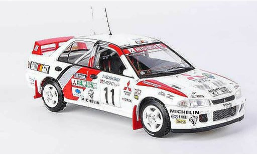 Mitsubishi Lancer Evolution II 1/43 HPI No.11 T.Makinen / S.Harjanne Rally Su&Atilde;&uml;de 1995 miniature