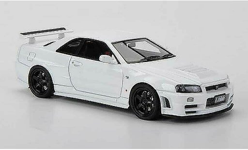 Nissan Skyline R34 1/43 HPI GT-R Nismo Z-tune blanche RHD miniature