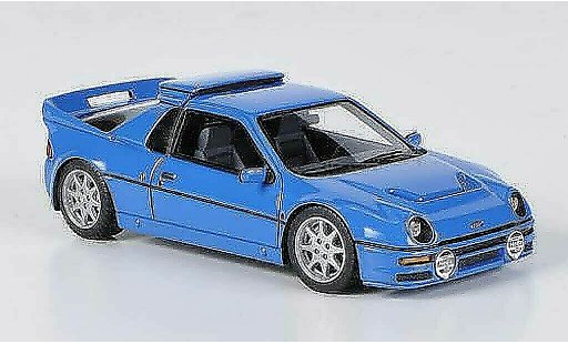 Ford RS 200 Route 1/43 HPI bleu LHD miniature
