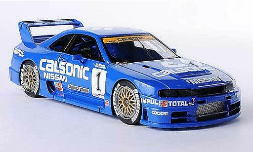 Nissan Skyline R32 1/43 HPI GT-R No.1 Calsonic K.Hoshino / M.Kageyama JGTC Sendai 1995 miniature