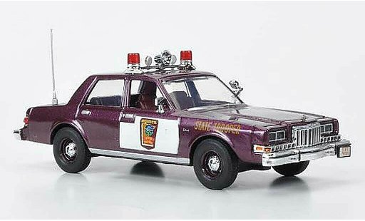 Dodge Diplomat police 1/43 First Response Minnesota State Patrol 1985 miniature