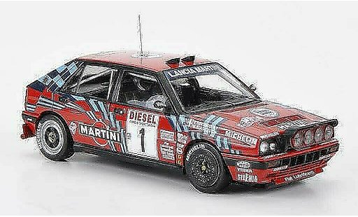 Lancia Delta HF Integrale 1/43 HPI 16V No.1 Martini M.Biasion / T.Siviero Nachtfahrversion Rally Sanremo 1989 miniature