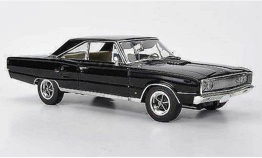 Dodge Coronet 1967 1/18 Highway 61 R/T noire miniature