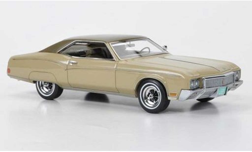 Buick Riviera special edition 1/43 American Excellence 1970 Mk.II beige/marron limit&Atilde;&copy;e miniature