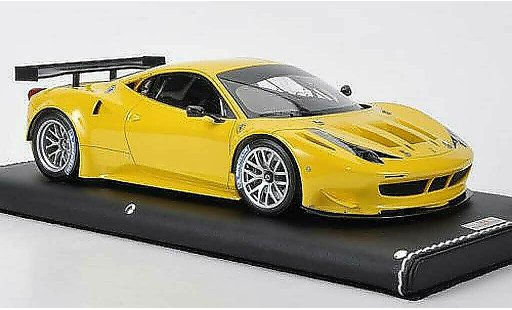 Ferrari 458 Italia GT2 1/18 MR Collection jaune miniature