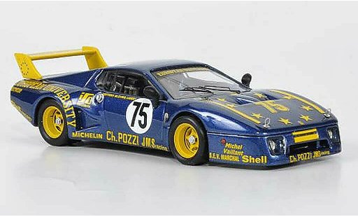 Ferrari 512 BB LM 1/43 Best No.75 JMS Racing Guitteny / Bleynie / Libert 24h Le Mans 1980 miniature