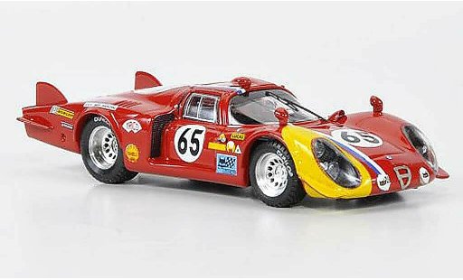 Alfa Romeo 33.2 prototipo 1/43 Best 1968 LM No.65 Troesch / Wendt 24h Le Mans miniature