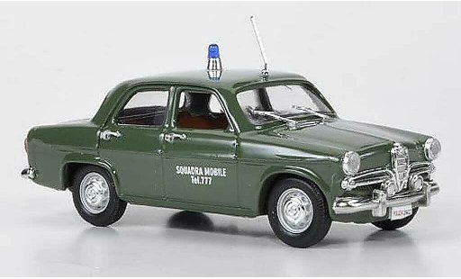Alfa Romeo Giulietta berlina ti 1/43 Rio Squadra Mobile Police miniature