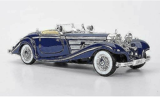 Mercedes 500 Base 1/18 Maisto bleu 1936 miniature