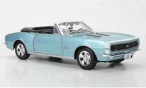 Chevrolet Camaro SS 1/18 Maisto 396 Cnvertible bleu 1967 miniature