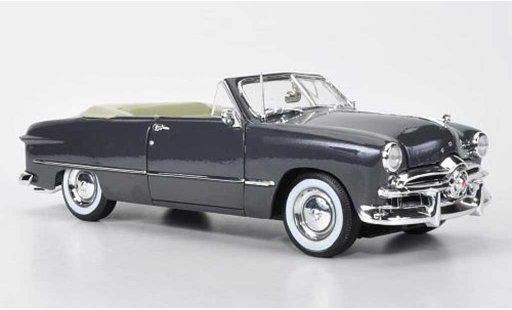 Ford 1949 Cabriolet 1/18 Maisto ouvert grise miniature