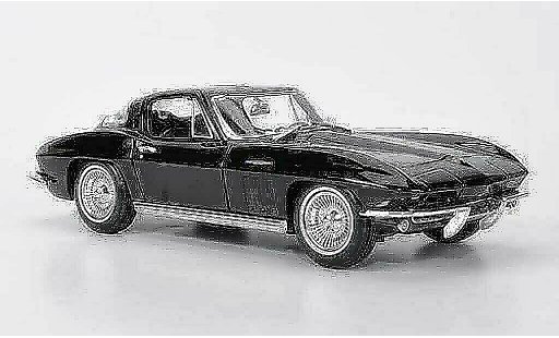 Chevrolet Corvette Stingray 1/18 Maisto C2 Coupe noire 1965 miniature