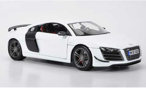 Audi R8 gt 1/18 Maisto blanche/Carbonoptik miniature
