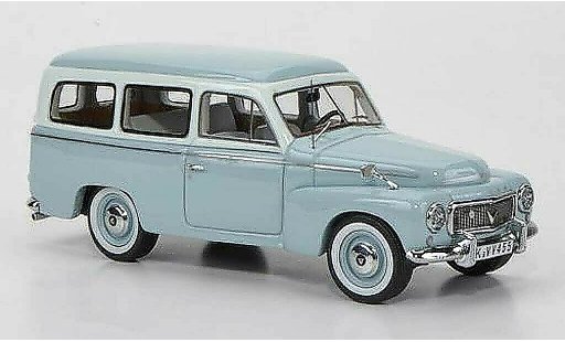 Volvo 445 Duett 1/43 Neo grisebleu/blanche miniature