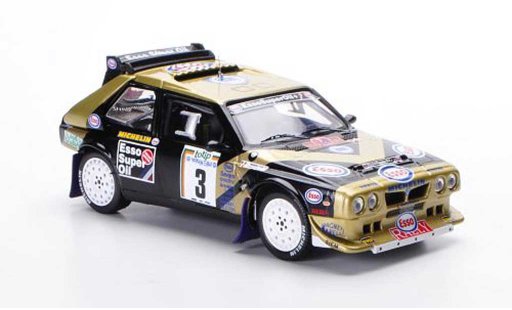 Lancia Delta S4 1/43 IXO No.3 Esso F.Tabaton / L.Tedeschini Rally Elba 1986 miniature