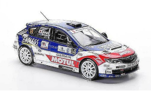 Subaru WRX STI 1/43 IXO No.14 T.Arai / D.Moscatt Tour de Corse 2011 miniature