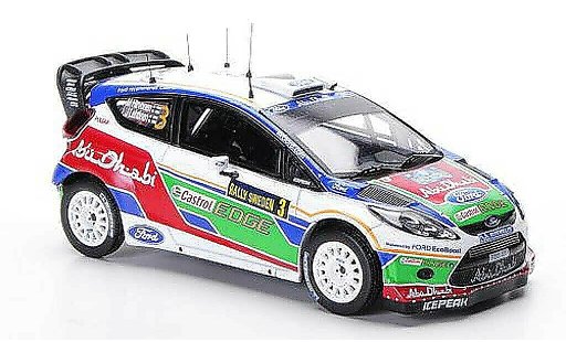 Ford Fiesta WRC 1/43 IXO No.3 M.Hirvonen / J.Lehtinen Rally Su&Atilde;&uml;de 2011 miniature