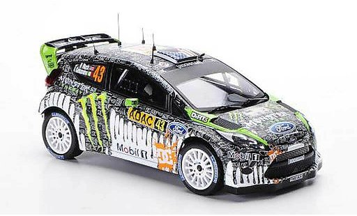 Ford Fiesta WRC 1/43 IXO No.43 K.Block / A.Gelsomino Rally Allemagne 2011 miniature