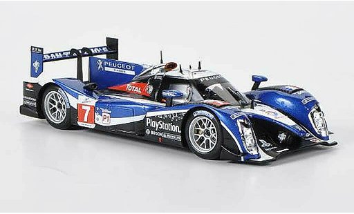 Peugeot 908 2011 1/43 Spark No.7 Playstation S.Bourdais/A.Davidson ILMC Zhuhai miniature