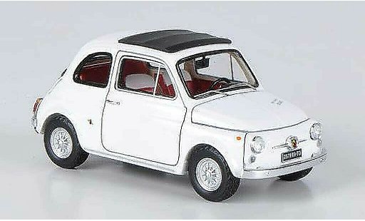 Fiat 595 Abarth 1/43 Spark SS blanche 1966 miniature