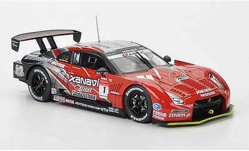 Nissan Skyline R35 1/43 Ebbro Nismo GT-R Super GT 500 No.1 Xanavi Nismo Festival 2008 miniature