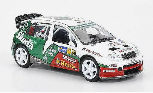 Skoda Fabia WRC 1/43 Abrex Evo No.21 Kopecky/Schovanek Rally Catalunya 2006 miniature