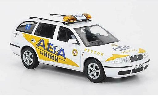 Skoda Octavia Livree Flotte 1/43 Abrex ABA Rescue 2004 miniature