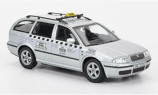 Skoda Octavia Combi 1/43 Abrex TAXI grise miniature