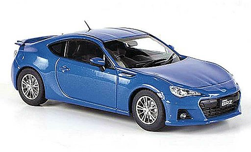 Subaru BRZ Base 1/43 Ebbro bleu RHD 2012 miniature