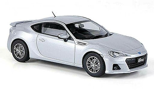 Subaru BRZ Base 1/43 Ebbro grise RHD 2012 miniature