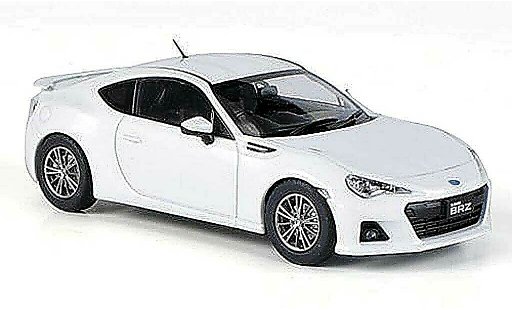 Subaru BRZ Base 1/43 Ebbro blanche RHD 2012 miniature