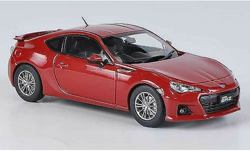 Subaru BRZ Base 1/43 Ebbro rouge RHD 2012 miniature