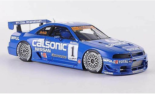 Nissan Skyline R33 1/43 HPI GT-R No.1 Calsonic K.Hoshino / M.Kageyama JGTC Mine 1995 miniature