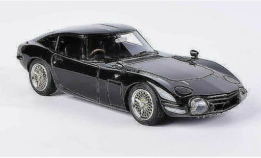 Toyota 2000 GT Base 1/43 HPI noire RHD miniature