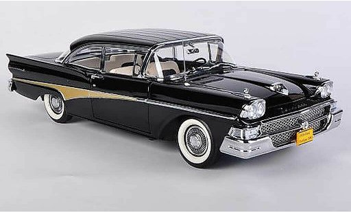 Ford Fairline 500 Hardtop 1/18 Sun Star Hard Top noire miniature