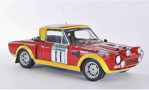 Fiat 124 Abarth 1/18 Sun Star Rallye No.11 M.Verini / F.Rossetti RAC Rally 1975 miniature