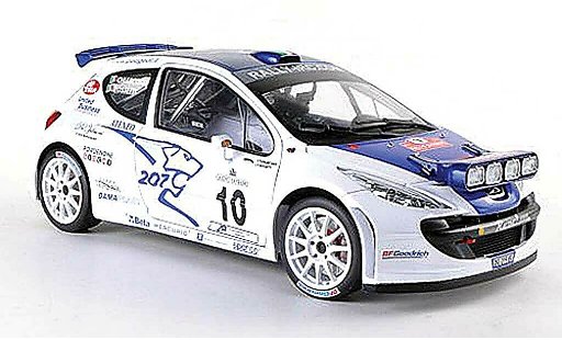Peugeot 207 S2000 1/18 Sun Star No.10 Rally Sanremo 2007 L.Rossetti/M.Chiarcossi miniature