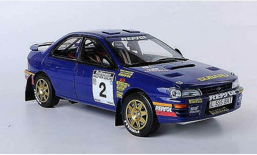 Subaru Impreza 555 1/18 Sun Star No.2 Winner Rally of New Zealand 1994 C.McRae/D.Ringer miniature