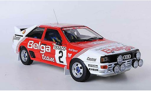 Audi Quattro a1 1/18 Sun Star No.2 Belga Rally Boucles de Spa 1983 M.Dues/W.Lux miniature