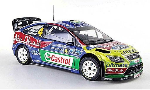 Ford Focus RS WRC 1/18 Sun Star 09 No.4 Rally Finnland 2010 J-M.Latvala/M.Attila miniature