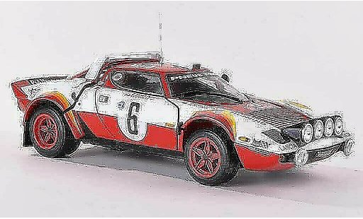 Lancia Stratos HF 1/18 Sun Star Rally No.6 Publimmo-Racing Rally Monte Carlo 1979 miniature