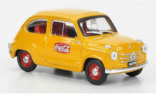 Fiat 600 Berlina 1/43 Brumm Coca Cola 1a Serie GP Monza 1961 1961 miniature