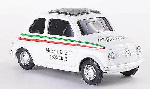 Fiat 500 L 1/43 Brumm VIVA Italia blanche 150 Jahre D'Italia 1805-1872 1970 miniature