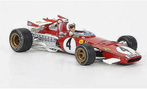 Ferrari 312 B 1/43 Brumm No.4 Regazzoni GP Italien + Fahrer 1970 miniature