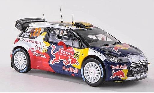 DS Automobiles DS3 WRC 2012 1/43 IXO No.23 Red Bull Rally Monte Carlo T.Neuville/N.Gilsoul miniature